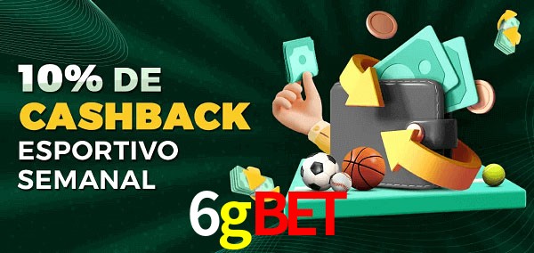 10% de bônus de cashback na 6gbet